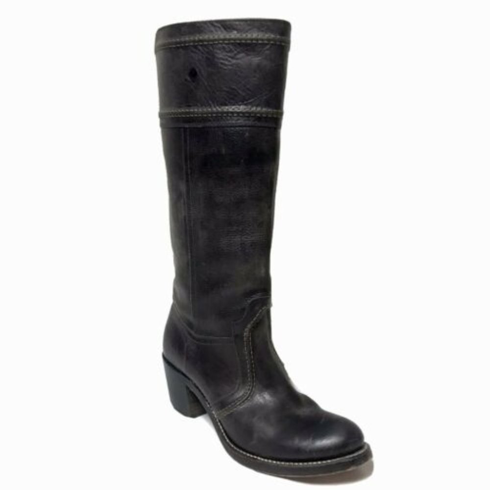 Frye 'Jane' Black Riding Boots 77229